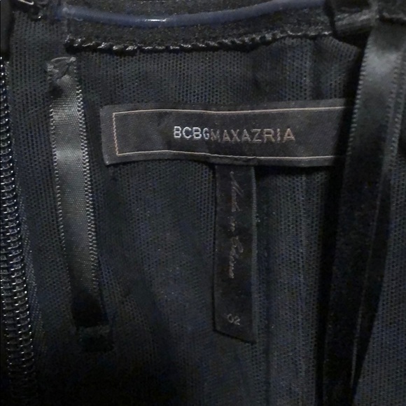 Cocktail black strapless dress - Picture 2 of 2